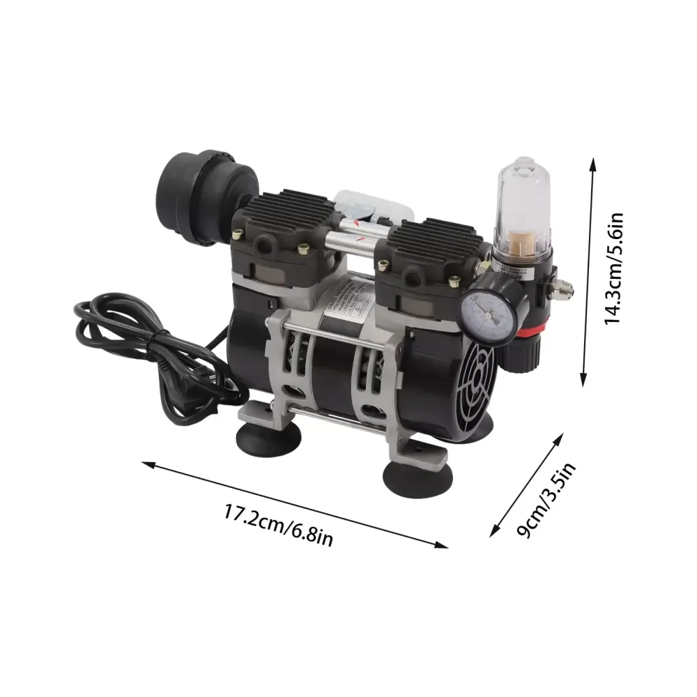 Olievrije vacuümpomp voor laboratorium Olievrije vacuümpomp 200W 1450rpm 60L/min