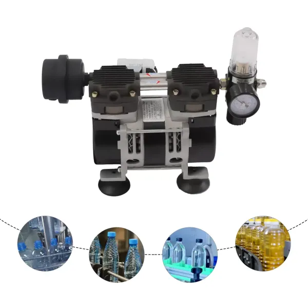 Olievrije vacuümpomp voor laboratorium Olievrije vacuümpomp 200W 1450rpm 60L/min Olievrije vacuümpomp voor laboratorium Olievrije vacuümpomp 200W 1450rpm 60L/min