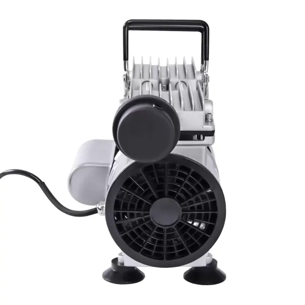 Olievrije laboratoriumvacuümpomp 1440 RPM vacuümpomp met geluiddemper voor medische machines voor voedselverwerking