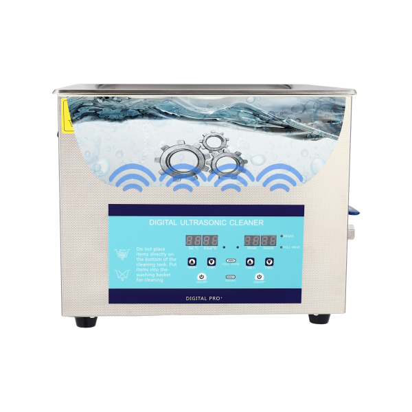 Professionele ultrasone reiniger met verwarmingsmand Digitale timer Ultrasone verwarmer 15L 220V