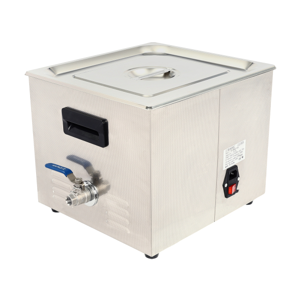 Professionele ultrasone reiniger met verwarmingsmand Digitale timer Ultrasone verwarmer 15L 220V