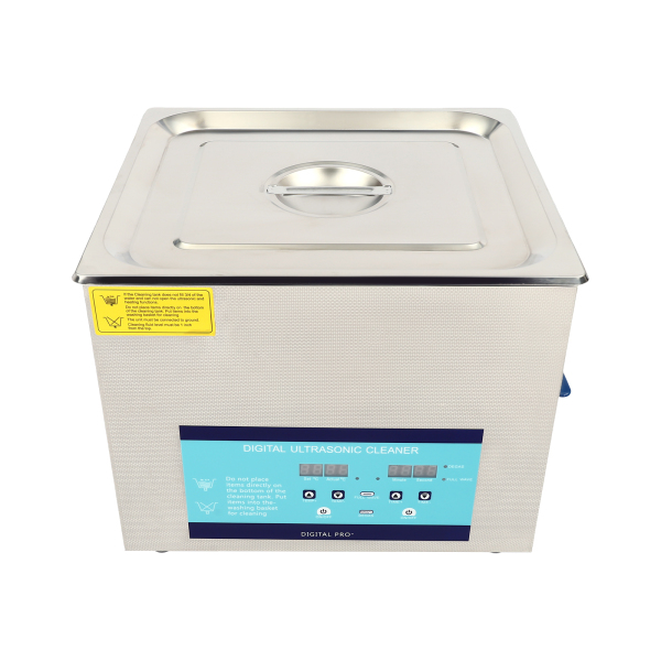 Professionele ultrasone reiniger met verwarmingsmand Digitale timer Ultrasone verwarmer 15L 220V