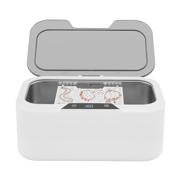 Ultrasone reiniger 500ML sieradenreinigingsmachine, tijdinstelling uit de jaren 180-600, voor brillen, sieraden, horloges, kunstgebitten