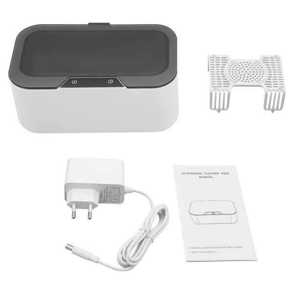 Ultrasone reiniger 500ML sieradenreinigingsmachine, tijdinstelling uit de jaren 180-600, voor brillen, sieraden, horloges, kunstgebitten