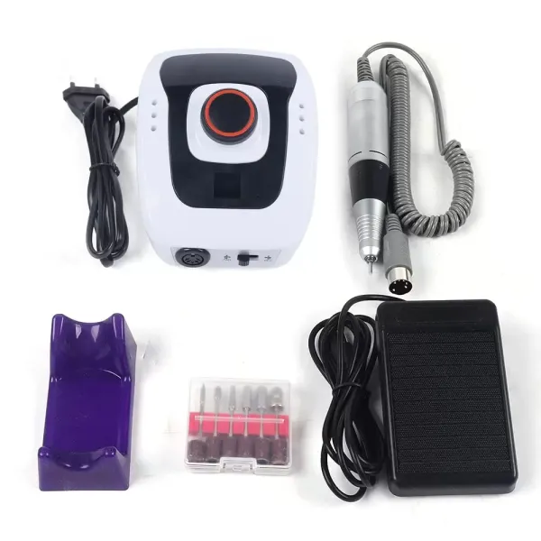 Elektrische nagelboormachine, 35000 RPM nagelboormachine, polijstset, voor thuis nagelsalon