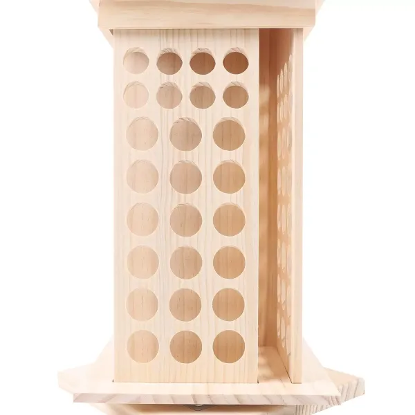 Etherische olie-opbergrek - 104 vakken - voor weergave en organisatie - 8 lagen - van hout