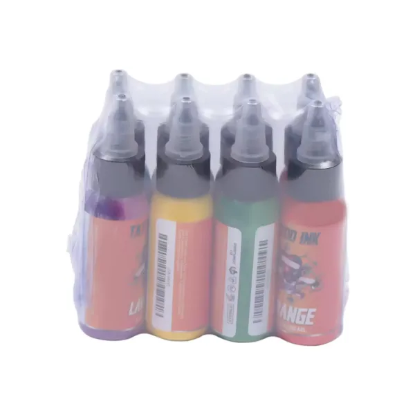 CNCEST Tattoo Kit - 8 inkten 10 naalden - Verstelbare voeding - 6-10V - 10000 RPM - Tattoo-voeding