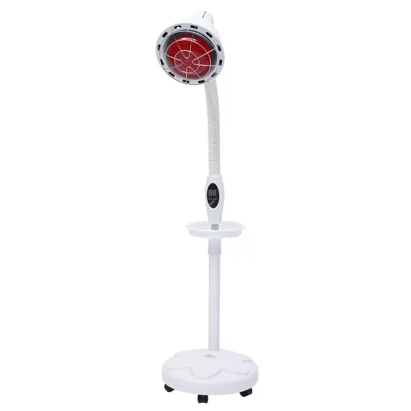 Infrarood fysiotherapie lamp 275W, 360 ° draaibaar in hoogte verstelbaar, geschikt voor gebruik thuis, op kantoor, klinieken, schoonheidssalons, fysiotherapie winkels, enz.