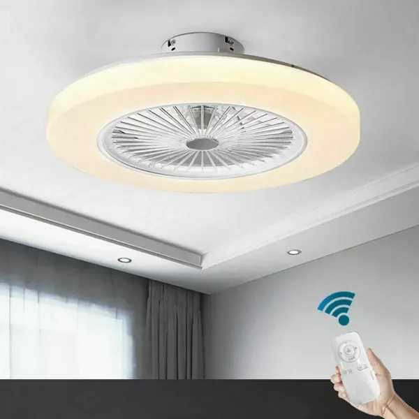 Plafondventilator met LED-verlichting - Verstelbare windsnelheid - 36 W LED