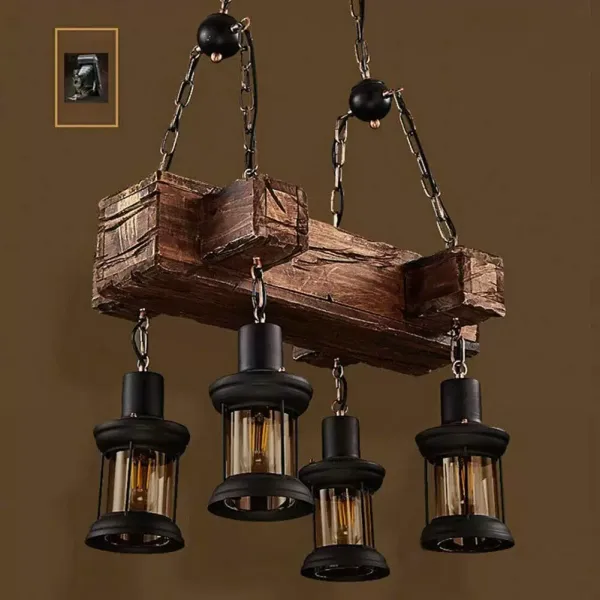 Retro Hanglamp Zwart Glas Zwart Ijzer Verstelbaar Höh Vintage Houten Hanglamp Retro Hanglamp Zwart Glas Zwart Ijzer Verstelbaar Höh Vintage Houten Hanglamp