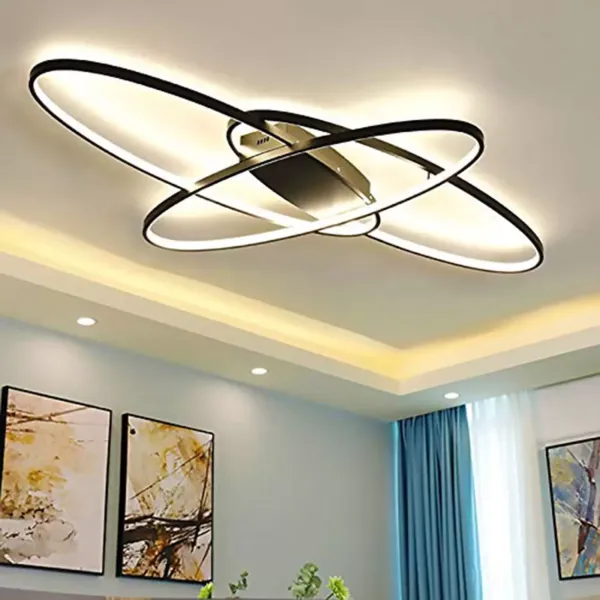 Moderne dimbare LED-plafondlamp 70W voor eetkamer, woonkamer, kantoor, keuken, 3000-6500K Moderne dimbare LED-plafondlamp 70W voor eetkamer, woonkamer, kantoor, keuken, 3000-6500K