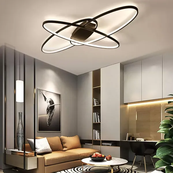 Moderne dimbare LED-plafondlamp 70W voor eetkamer, woonkamer, kantoor, keuken, 3000-6500K