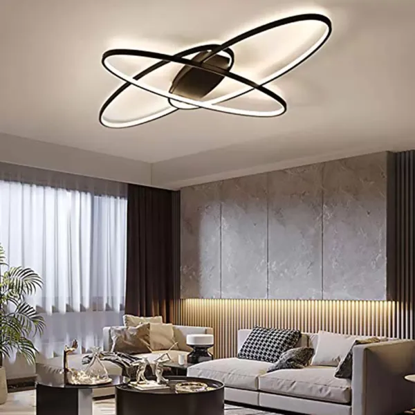 Moderne dimbare LED-plafondlamp 70W voor eetkamer, woonkamer, kantoor, keuken, 3000-6500K