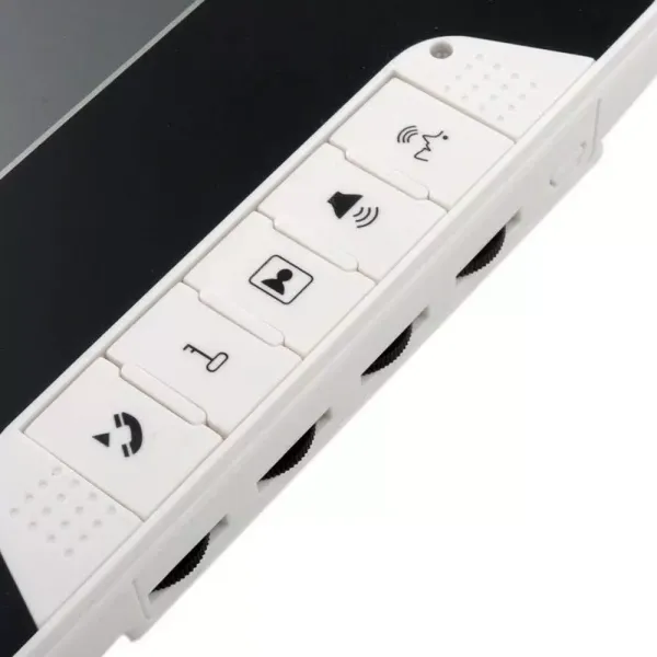 Video-intercom met 7" scherm en 7" HD-camera LCD-intercom Videodeurtelefoon Camera Monitor met 2 interne apparaten (monitor)