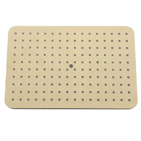 Douchesysteemkranen Regendouche Doucheset met handdouche Douchestang Messing 9x9"