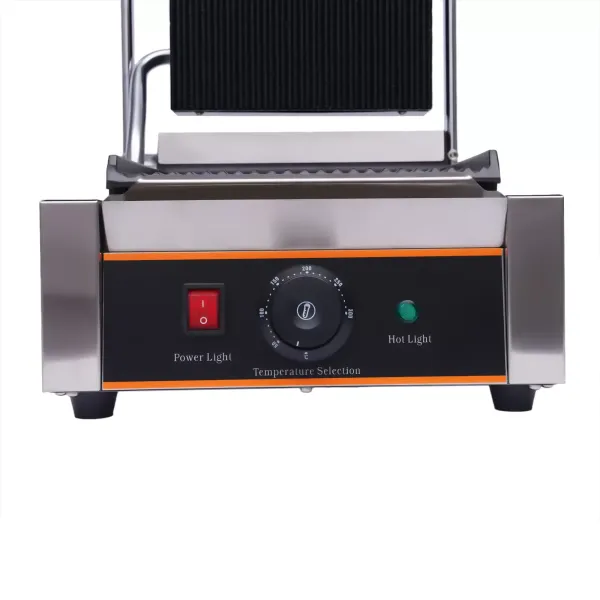 Elektrische tosti-pers 1800 W - Contactgrillplaat - Tafelgrill - Paninigrill - Tosti-ijzer 0-300 °C
