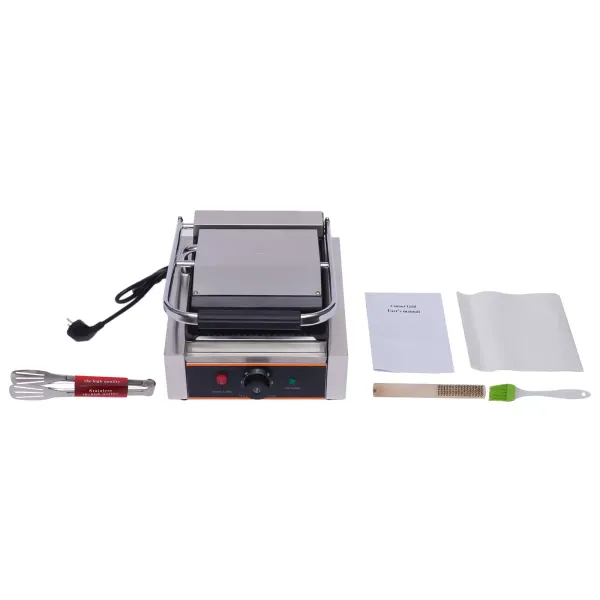 Elektrische tosti-pers 1800 W - Contactgrillplaat - Tafelgrill - Paninigrill - Tosti-ijzer 0-300 °C Elektrische tosti-pers 1800 W - Contactgrillplaat - Tafelgrill - Paninigrill - Tosti-ijzer 0-300 °C