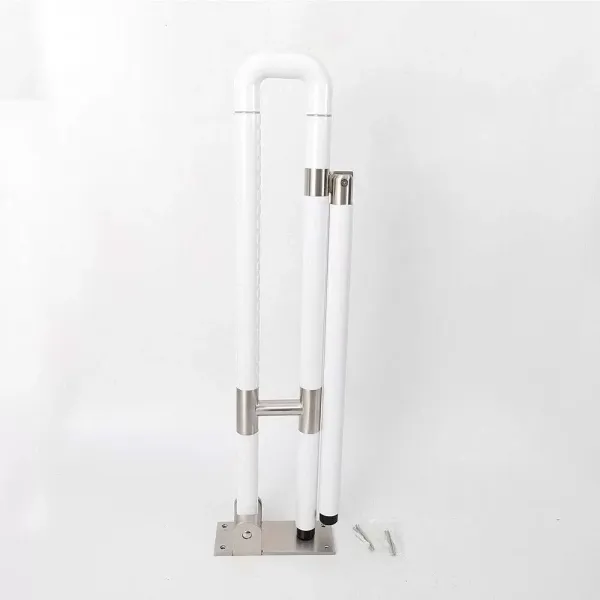 Vertriebs Wandgemonteerde Opvouwbare Handgreep RVS Badkamer Handgreep 75cm Wit Vertriebs Wandgemonteerde Opvouwbare Handgreep RVS Badkamer Handgreep 75cm Wit