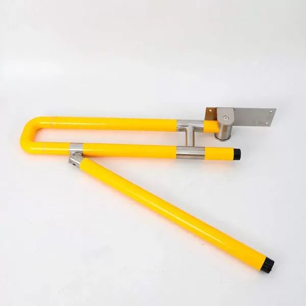 Wandgemonteerde steungreep, opvouwbaar, badkamer, ouderen, zwangere vrouwen, 75 cm, geel Wandgemonteerde steungreep, opvouwbaar, badkamer, ouderen, zwangere vrouwen, 75 cm, geel