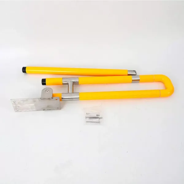 Wandgemonteerde steungreep, opvouwbaar, badkamer, ouderen, zwangere vrouwen, 75 cm, geel Wandgemonteerde steungreep, opvouwbaar, badkamer, ouderen, zwangere vrouwen, 75 cm, geel