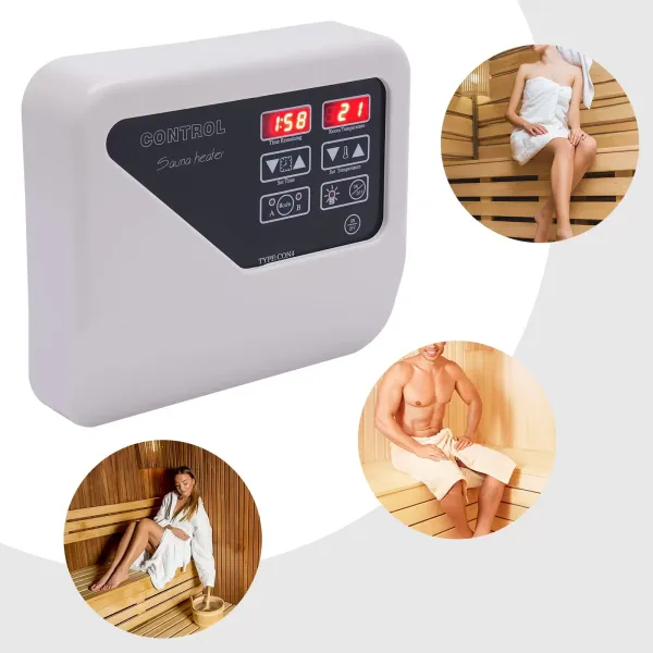 Besturingseenheid Saunakachel Besturingseenheid 3-9KW 40-105℃ 220V-245V Besturingseenheid Saunakachel Besturingseenheid 3-9KW 40-105℃ 220V-245V