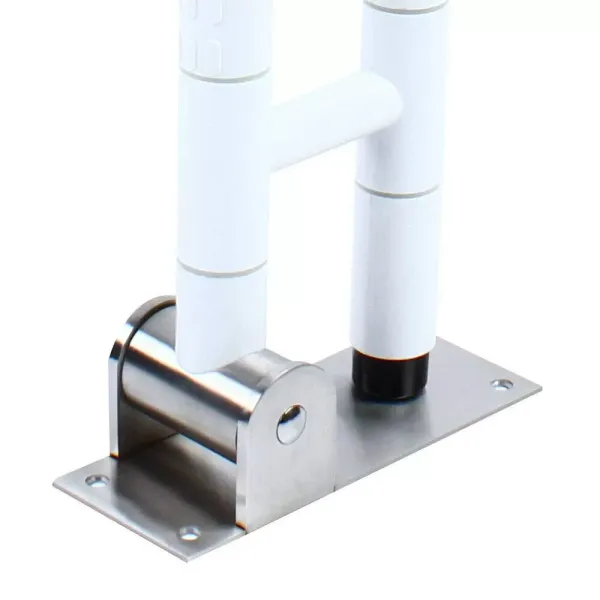 Toilethandgreep, roestvrij staal, 600 x 80 x 200 mm, opvouwbaar, voor ouderen en gehandicapten
