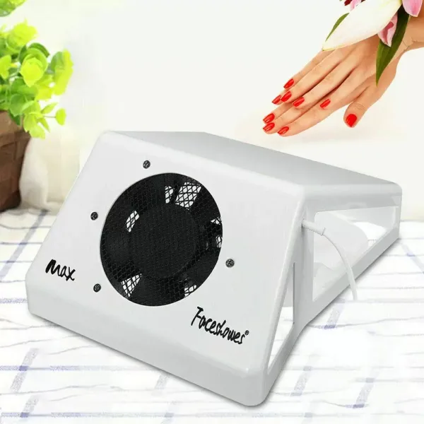 80W nagelstofzuiger - wit - nagelstofzuiger voor nagelsalon