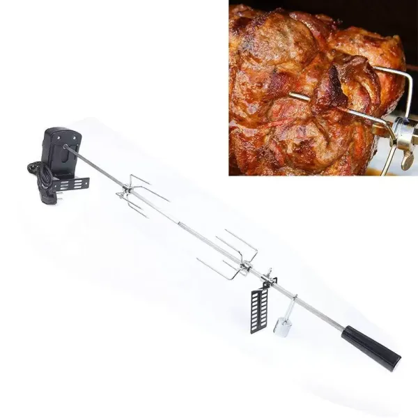 220V BBQ-grillspit met roestvrijstalen motor Rotisserie Rotisserie gasgrillset