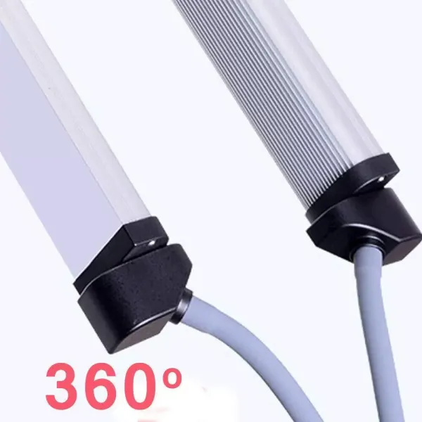 LED-wimper- en make-uplamp - met mobiele telefoonhouder en telescopisch statief LED-wimper- en make-uplamp - met mobiele telefoonhouder en telescopisch statief