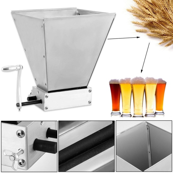 Handmatige graanmolen - Graanbreker - Graanbreker - Gerst Chrotmolen - Zonder aluminium basis - Zonder regelklep