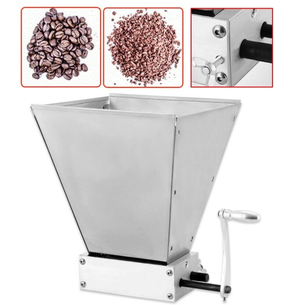 Handmatige graanmolen - Graanbreker - Graanbreker - Gerst Chrotmolen - Zonder aluminium basis - Zonder regelklep