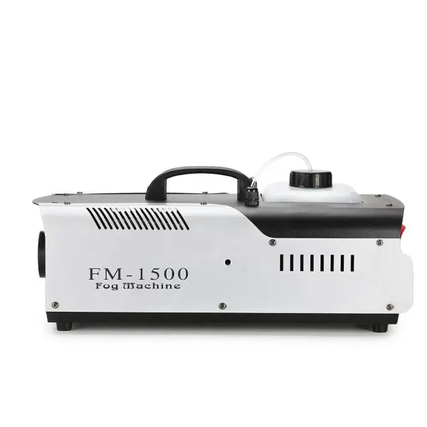 DMX-rookmachine, 1500 W, 2 l, 9 x 3 W, 3 in 1, RGB LED, podiumverlichting, rook, met afstandsbediening
