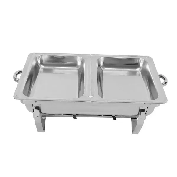 RVS warmte-isolatie container met deksel warmte-isolatie soepzwembad 7,5L