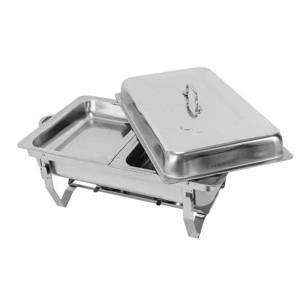 RVS warmte-isolatie container met deksel warmte-isolatie soepzwembad 7,5L
