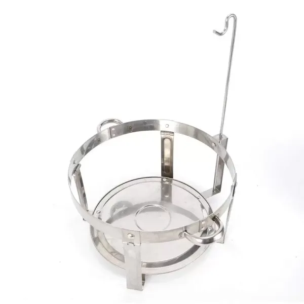 CNCEST Chafing Dish RVS warmhoudcontainer voor koken, buffet en feest 7,5L rond