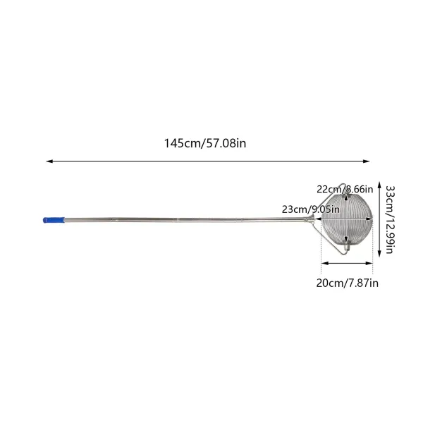 Golfbalkiezer voor ballen van 2-3,5 cm. Gereedschap voor het oppakken van ballen Golfbalkiezer voor ballen van 2-3,5 cm. Gereedschap voor het oppakken van ballen