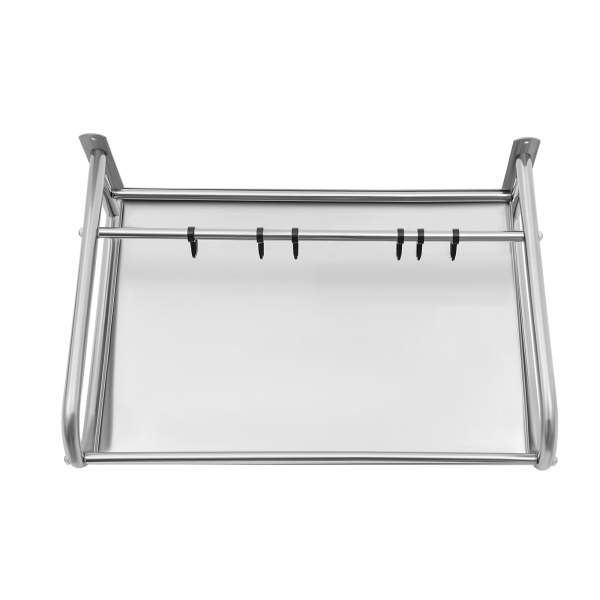 Magnetronrek, roestvrijstalen magnetronrek, aan de muur gemonteerd keukenrek, keukenrektafel