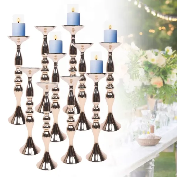 10 stuks 16 inch ijzeren theelichthouders met ijzercoating voor kerstdecoratie