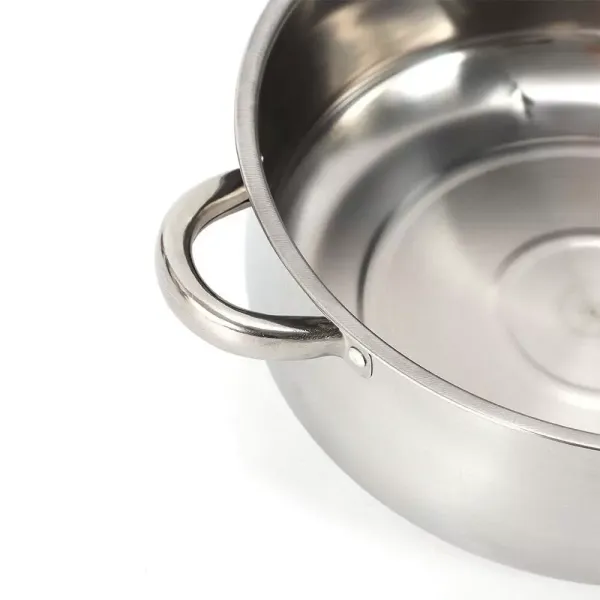 26 cm RVS stoompan 5 stoomkookpannen met glazen deksel