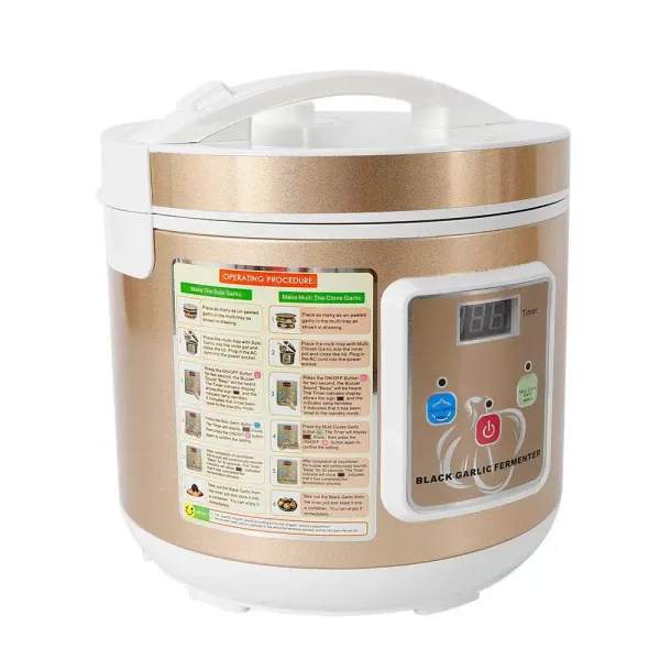 Automatische zwarte knoflookgistingsmachine 90W Intelligente gistingsmachine Home Zymolysis-gistingsdoos