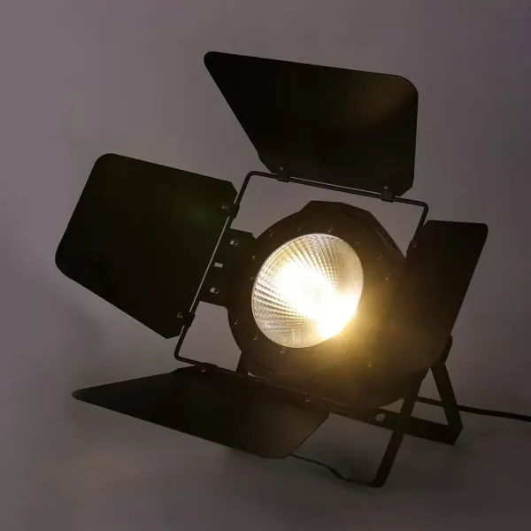 COB LED-podiumverlichting 2 in 1 DMX 100 W Warmwit Spotlight + paneel