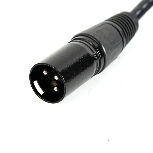DMX-signaalkabel, DMX512, podiumlichtkabel, 10 2m, DMX-signaalkabel voor podiumverlichting, zwart