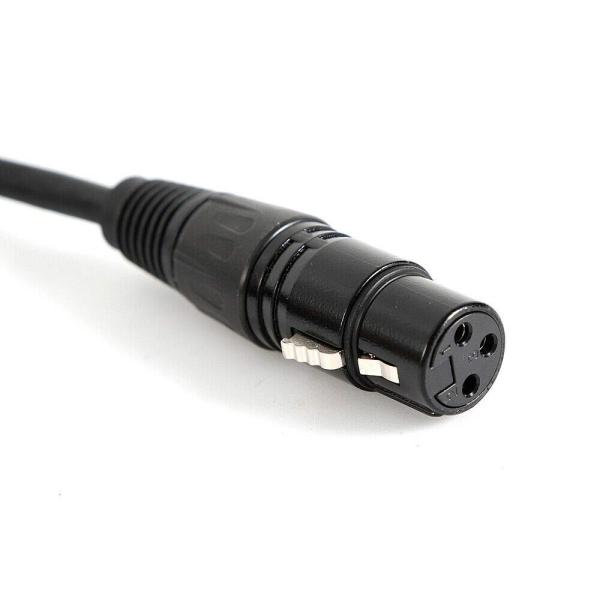 DMX-signaalkabel, DMX512, podiumlichtkabel, 10 2m, DMX-signaalkabel voor podiumverlichting, zwart