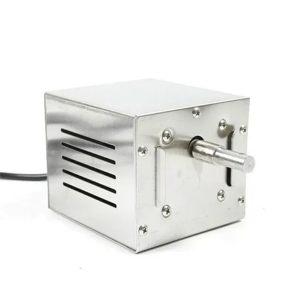 Elektromotor voor barbecue in roestvrij staal 25 W - Voor rotisserie en meer dan 2,5 tpm - 60 kg