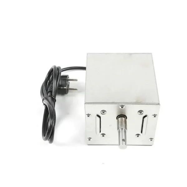 Elektromotor voor barbecue in roestvrij staal 25 W - Voor rotisserie en meer dan 2,5 tpm - 60 kg
