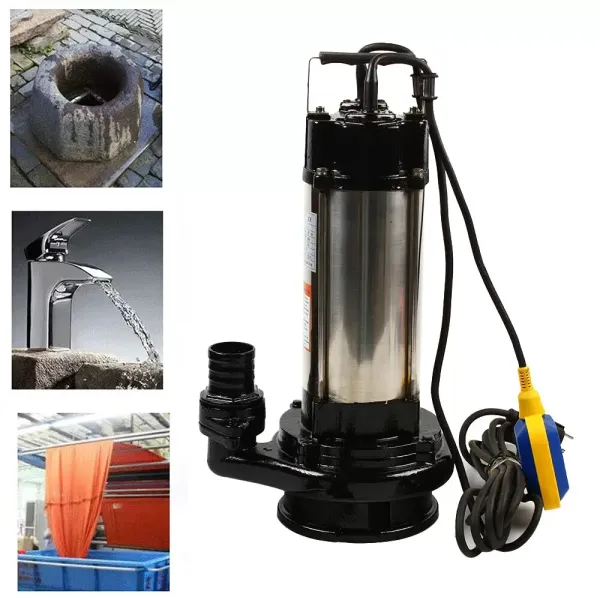 Riooldompelpomp - 1500 W - RVS - 6 m voedingskabel met vlotter