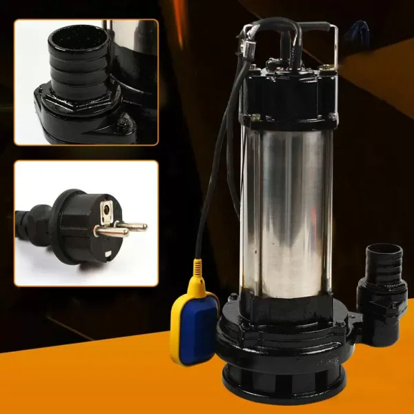Riooldompelpomp - 1500 W - RVS - 6 m voedingskabel met vlotter
