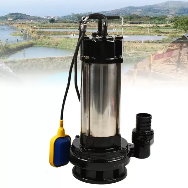 Riooldompelpomp - 1500 W - RVS - 6 m voedingskabel met vlotter