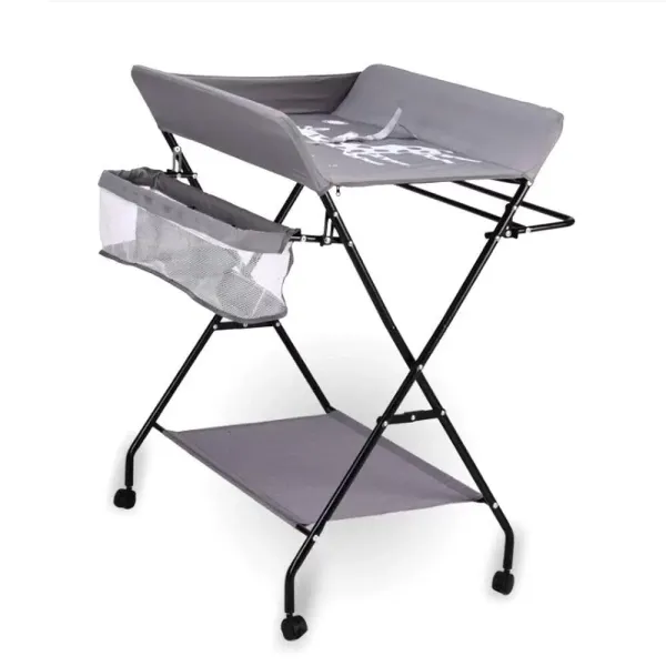 Multifunctionele commode - 25 kg - Opvouwbare babyverschoontafel - 3 compartimenten (met/zonder wielen) Multifunctionele commode - 25 kg - Opvouwbare babyverschoontafel - 3 compartimenten (met/zonder wielen)
