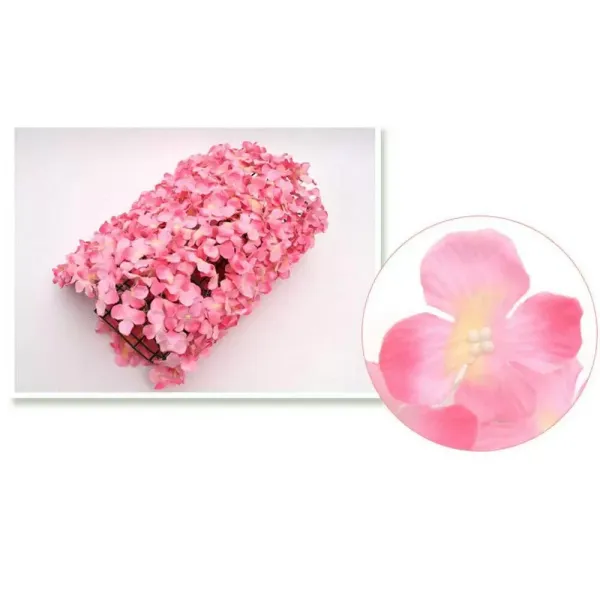 10/20 stuks mooie kunstbloem muren bruiloft tuin achtergrond decoratie roze/wit (hoeveelheid/kleur: 20 stuks/roze)